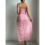 Sexy Pink Valentine's Day Dress T-back Two-piece Set - DanaFashionstore