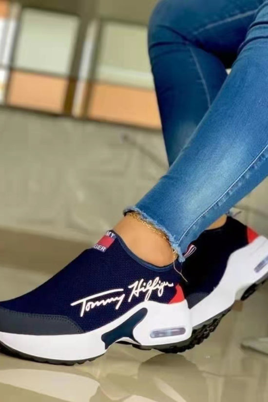 Air Cushion Lazy Dad Shoes Slip-on Sneakers For Women