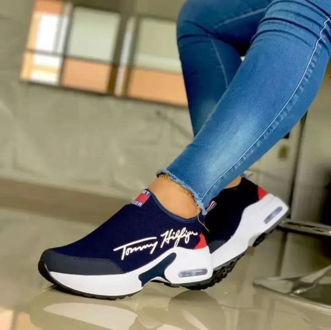 Air Cushion Lazy Dad Shoes Slip-on Sneakers For Women - DanaFashionstore