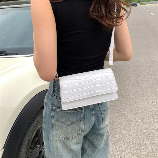Portable Shoulder Messenger Bag Horizontal Square - DanaFashionstore