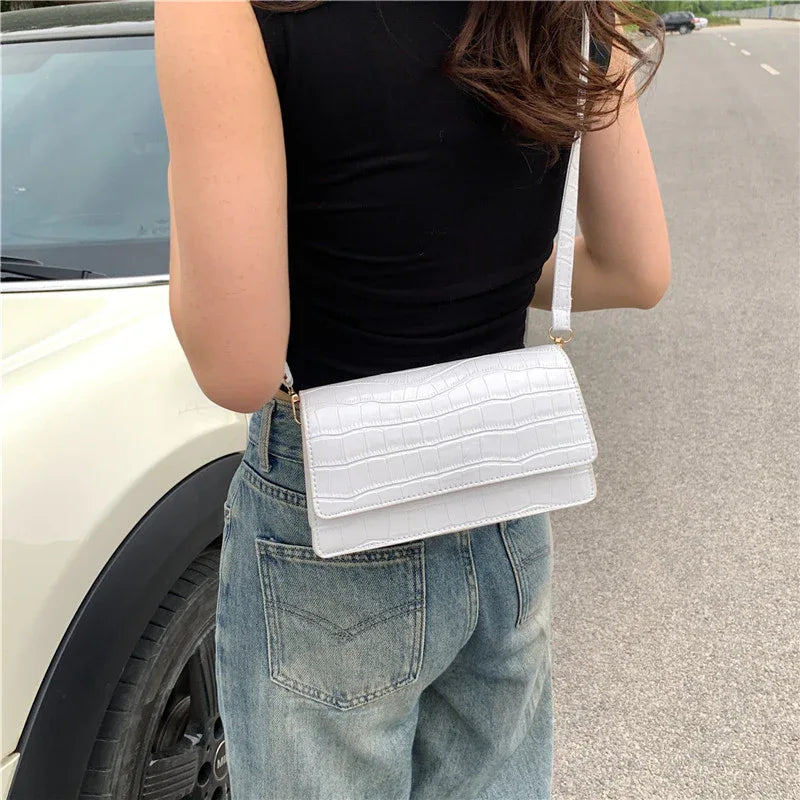 Portable Shoulder Messenger Bag Horizontal Square - DanaFashionstore