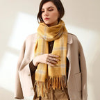 Women's Sweet Tassel Shawl Warm Cashmere Scarf - DanaFashionstore