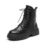 British Pure Color Ladies Waterproof Martin Boots - DanaFashionstore
