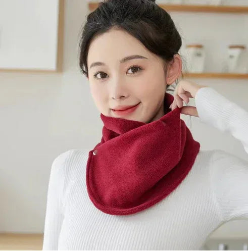 Women's Warm Plush Scarf Ins Cute And Versatile - DanaFashionstore