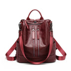 All-in-one multifunctional soft leather backpack - DanaFashionstore
