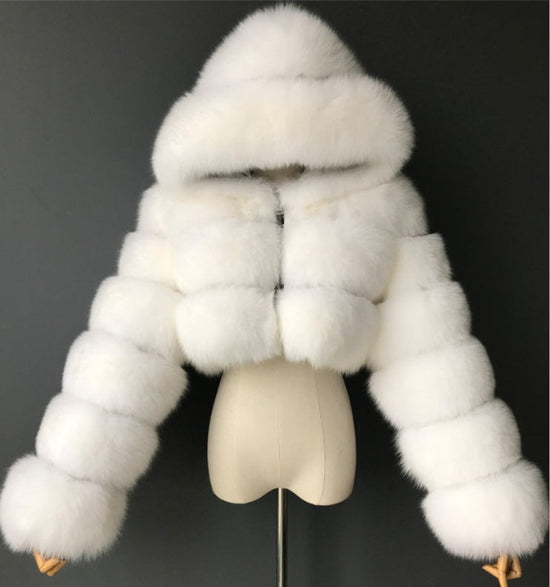 New Winter Faux Fur Coat for Women Dana Fashion