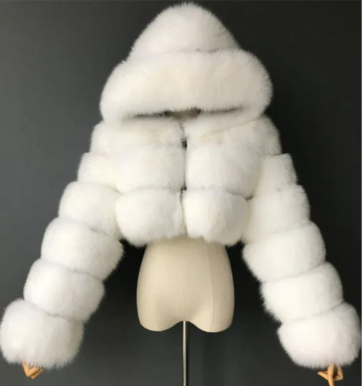New Winter Faux Fur Coat for Women - DanaFashionstore
