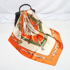 Digital Printed Square Silk Scarf - DanaFashionstore
