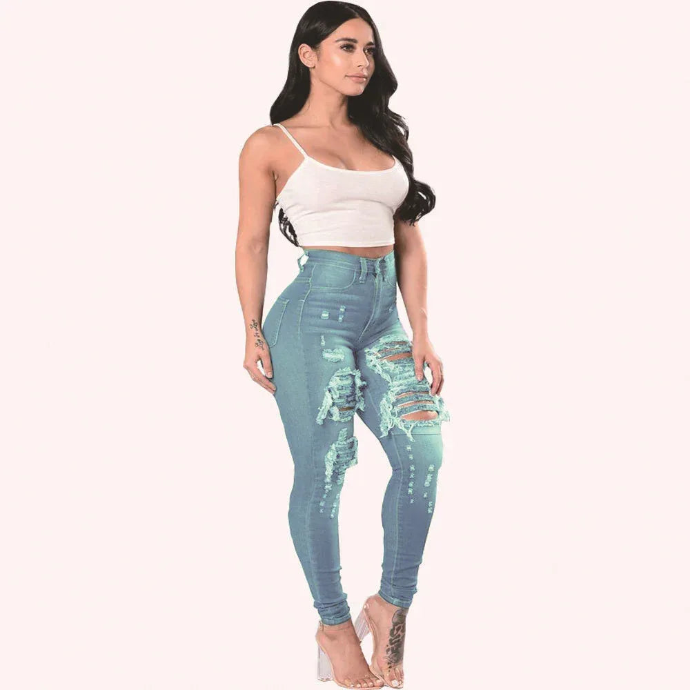 Ripped Jeans For Women Skinny Pants - DanaFashionstore