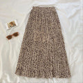 Fashionable Sweet All-match Floral Embossed High Waist Slim Mid-length A-line Skirt - DanaFashionstore