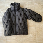 Plus Size Woven Twisted Down Cotton-Padded Jacket 2026 - Winter Coat - DanaFashionstore