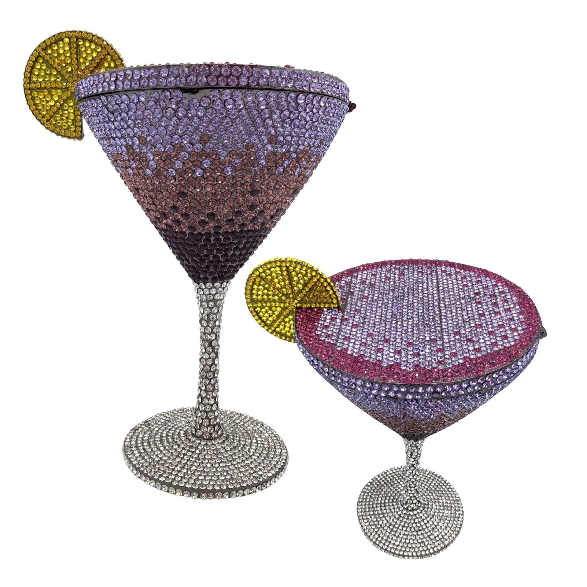Cocktail Goblet Diamond Dinner Hand Bag Dana Fashion