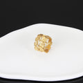  J015 Gold Pine Leaf Ring