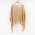 Solid Color Lace Hollow Tassel Shawl Thin - DanaFashionstore