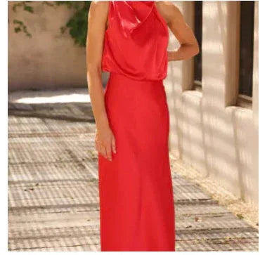 Summer Sleeveless Dress Ins Fashion Elegant Evening Party Club Clothing For Women - DanaFashionstore