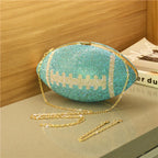 Rugby rubber diamond ball party banquet bag evening bag - DanaFashionstore