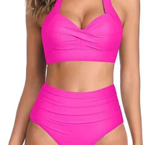 Split Bow Bikini Seaside Vacation Swimwear - DanaFashionstore