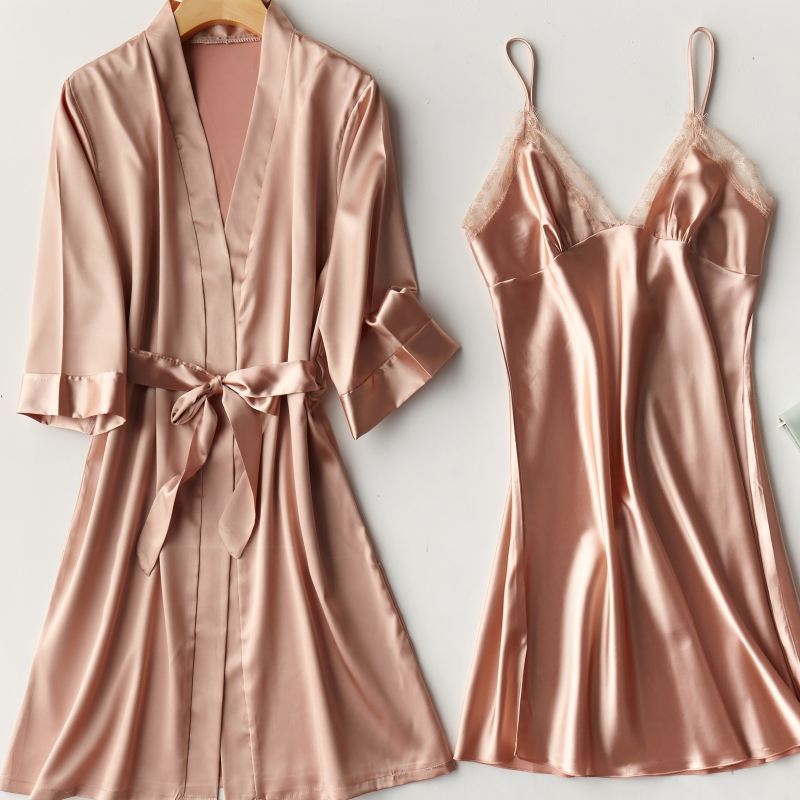 Two-piece suspender nightgown - Dana Fashion