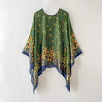 Silk Scarf Artificial Silk Sunscreen Scarf For Women Pullover Shawl - DanaFashionstore