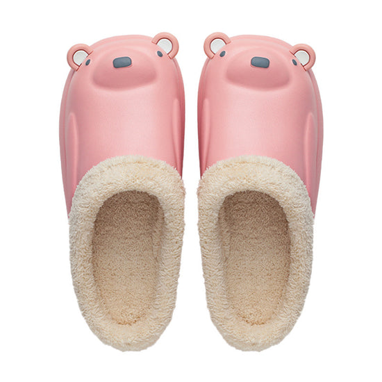 Home Non-slip And Warm Cartoon Bear Slippers