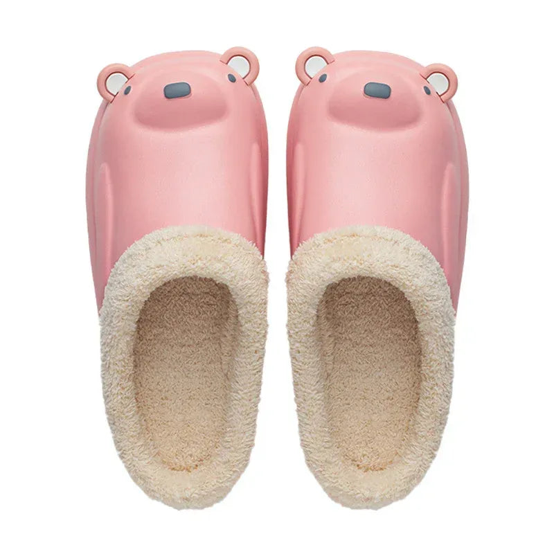 Home Non-slip And Warm Cartoon Bear Slippers - DanaFashionstore