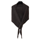 Winter Triangular Shawl INS Solid Color Soft Thickened Knitted Neck Wrap Korean Version Warm Shawl For Women - DanaFashionstore