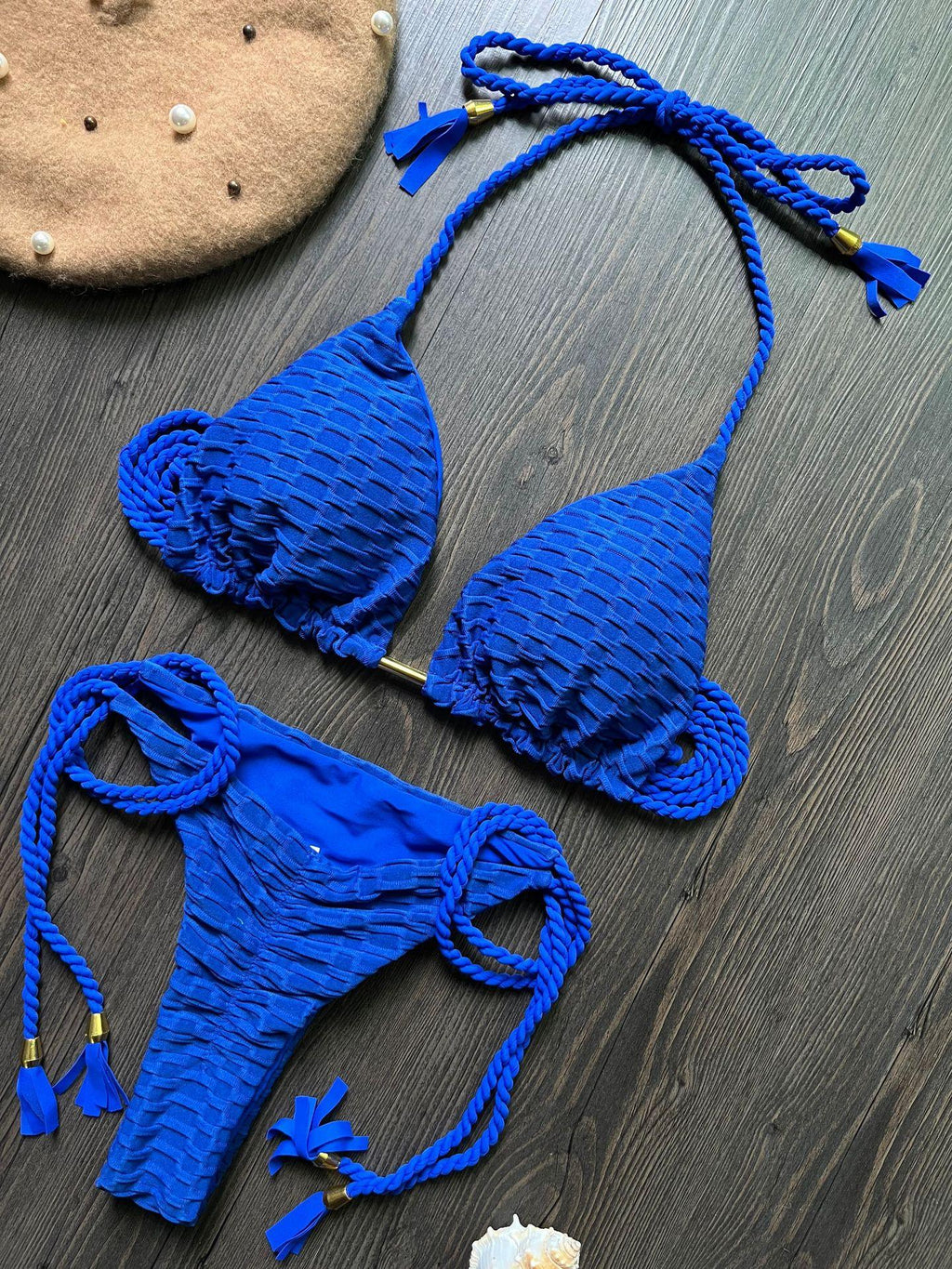 Women's Fashion Braided Rope Bikini Suit - DanaFashionstore