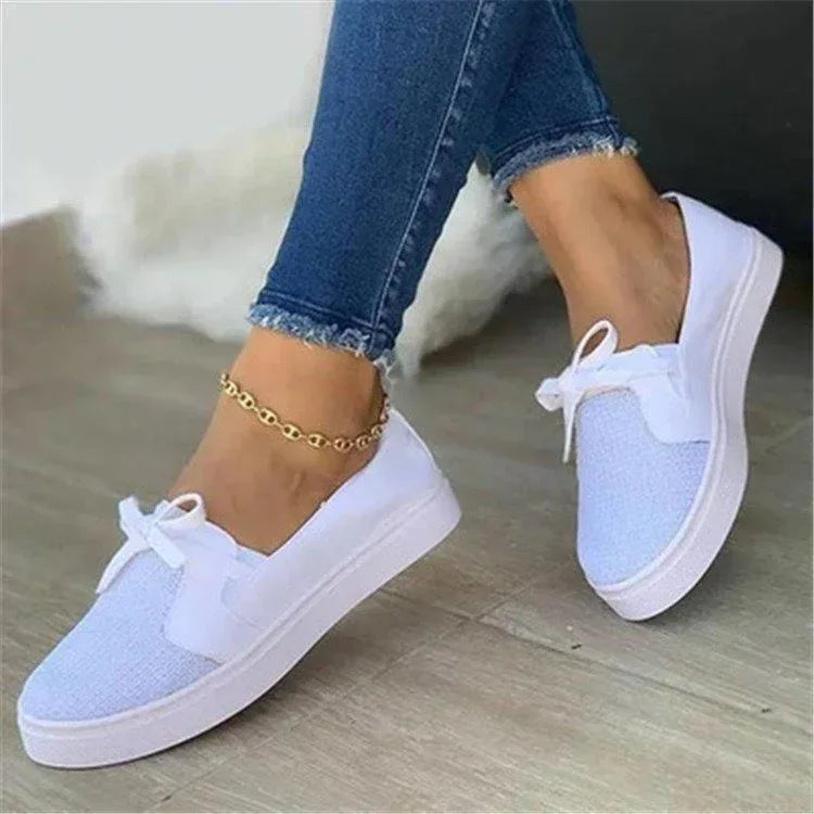 Fall New Flat Shoes Female Low Top Shallow Mouth - DanaFashionstore