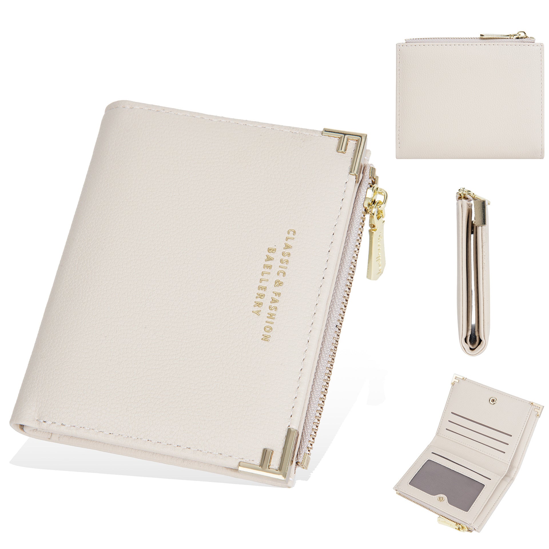 Women's Wallet Short Multiple Card Slots Zipper Bag Coin Purse - Dana Fashion