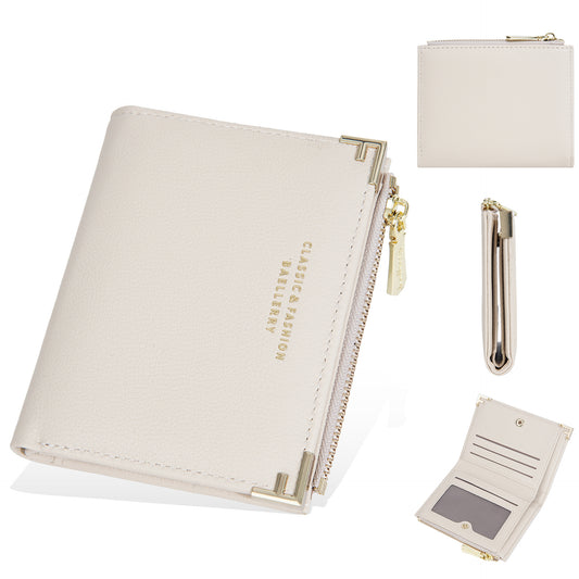 Women's Wallet Short Multiple Card Slots Zipper Bag Coin Purse - Dana Fashion