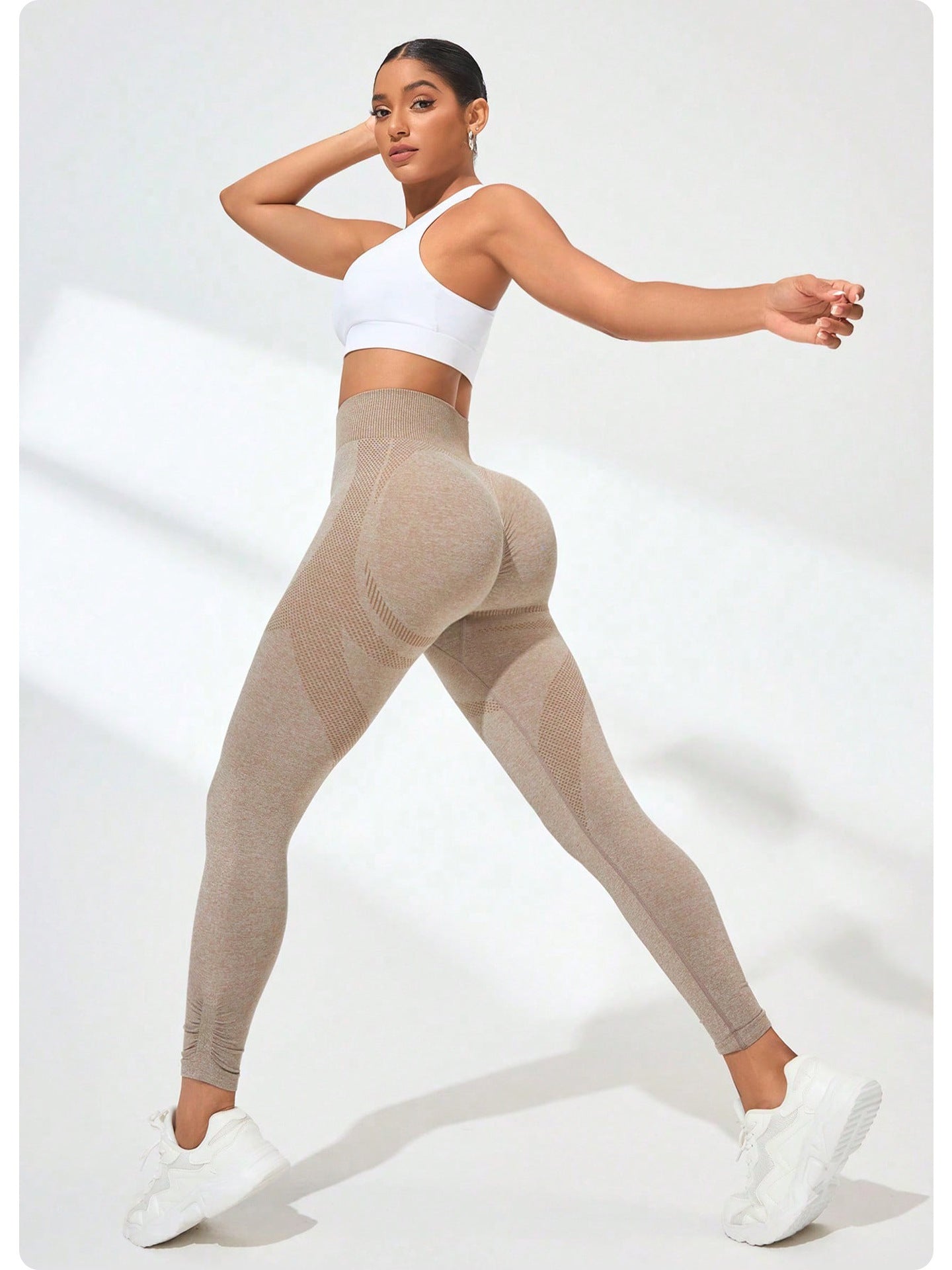 High Waist Hip Lifting And Belly Contracting Fitness Skinny Yoga Pants - Dana Fashion