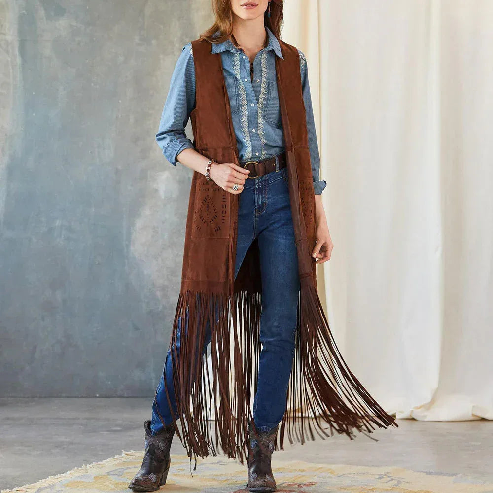 Slim-fit Sleeveless Vest Shawl Jacket - DanaFashionstore