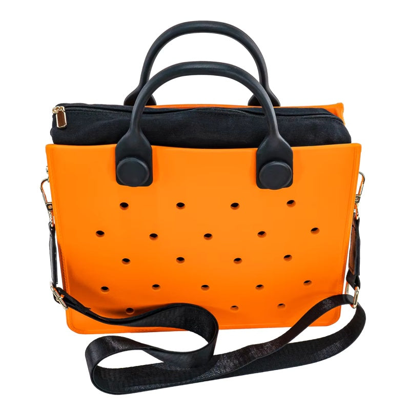 Waterproof EVA Handbag Punching Women's Tote Bags With Shoulder Strap For Women Hand Tote Bag Beach Bag - Dana Fashion