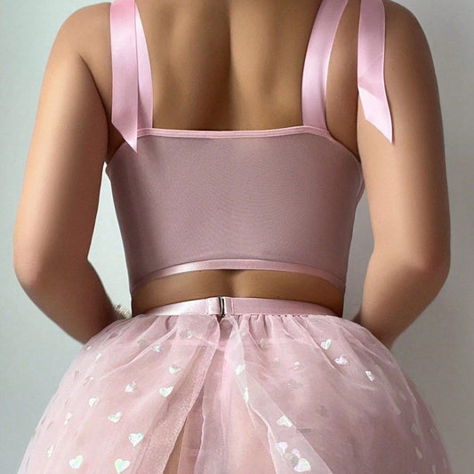 Pure Desire Sheer Mesh Slit Pajamas Underwear For Women - Dana Fashion