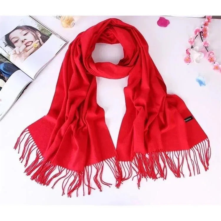 Fashion Cashmere Dual-use Shawl Warm Scarf - DanaFashionstore