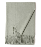 New Solid Color Wool Long Beard Warm Tassel Scarf Thick - DanaFashionstore