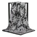 Paisley Printed 90 Square Scarf Retro Fashion Shawl - DanaFashionstore