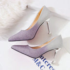 Gradient Sexy Pointed French Stiletto High Heels - DanaFashionstore