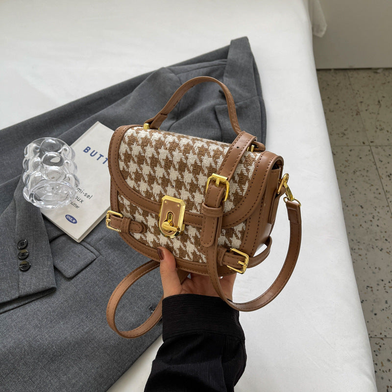 Women's Fashion All-match Houndstooth Shoulder Bag - Dana Fashion