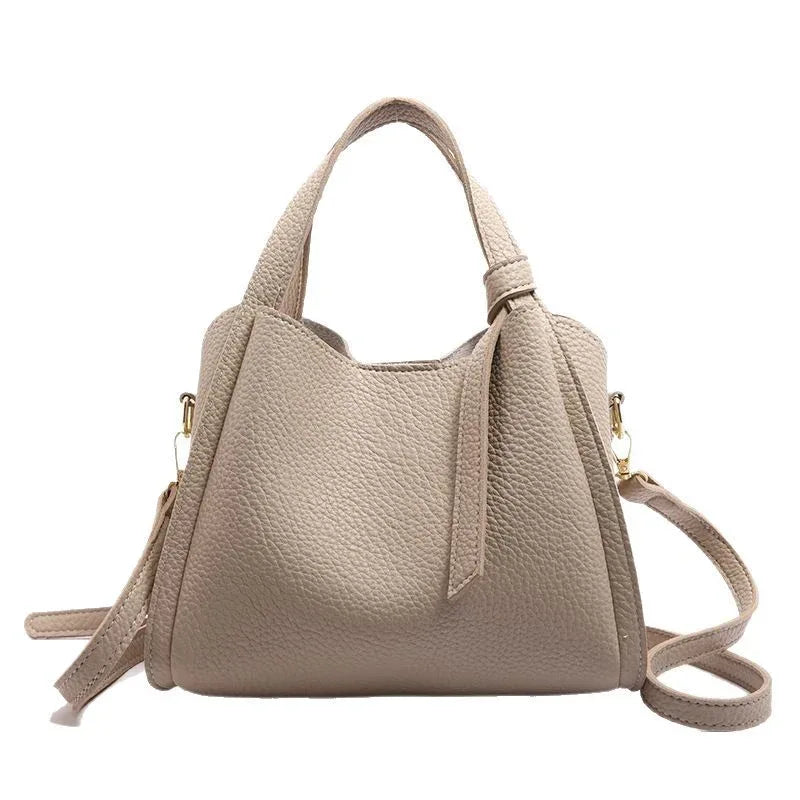 Korean Style Ins New Hong Kong Style Personalized Simple One-shoulder Underarm Bucket Bag Vegetable Basket Retro Crossbody Bag - DanaFashionstore