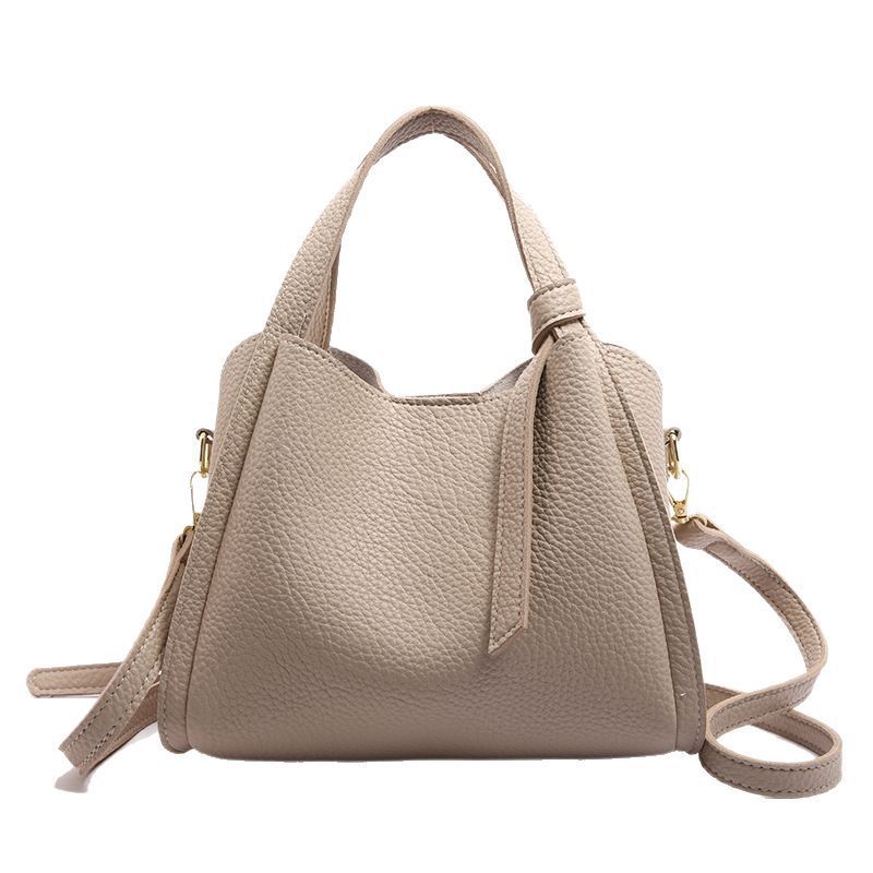Korean Style Ins New Hong Kong Style Personalized Simple One-shoulder Underarm Bucket Bag Vegetable Basket Retro Crossbody Bag - Dana Fashion