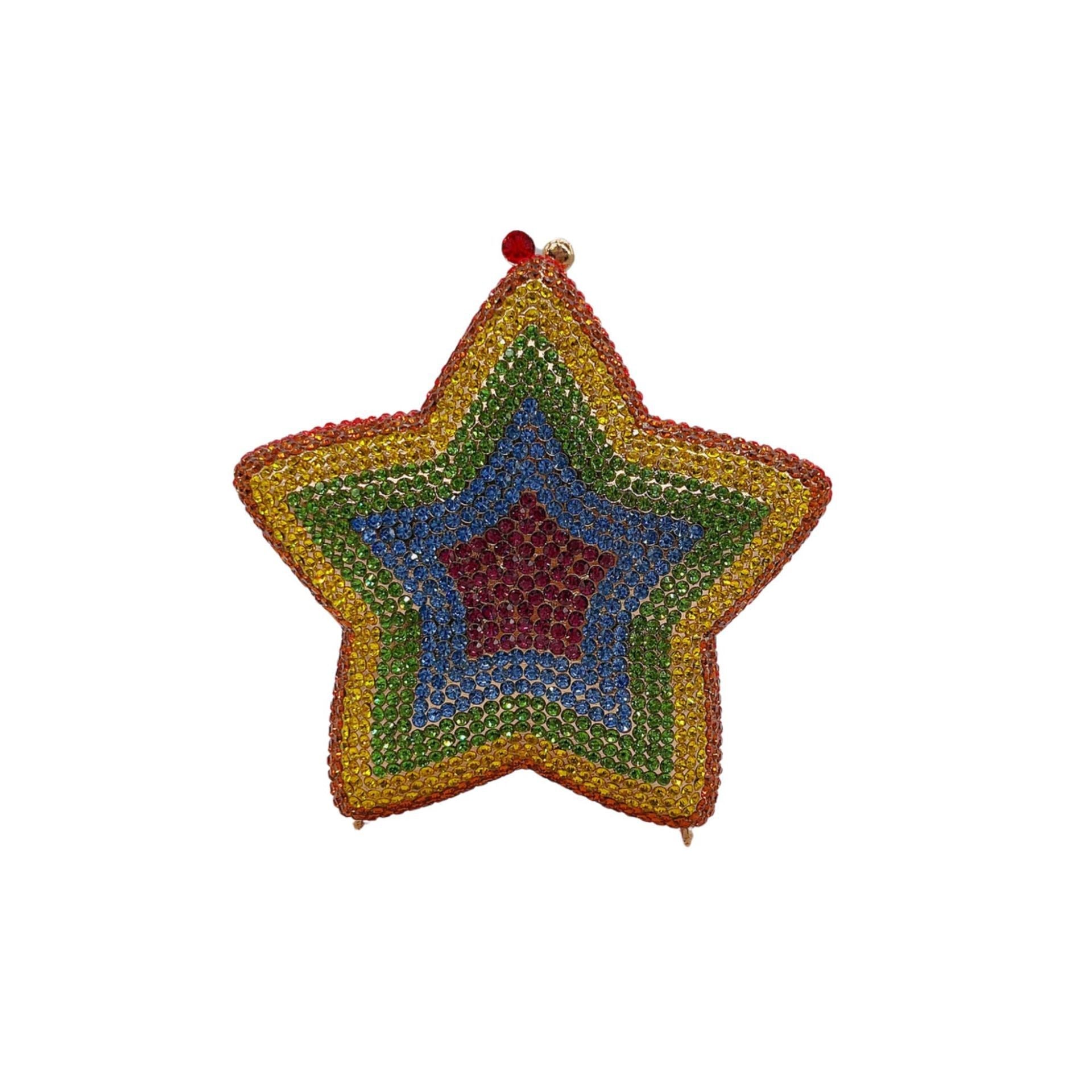 Little Star Studded Diamond Dinner Full Diamond Handbag Dana Fashion