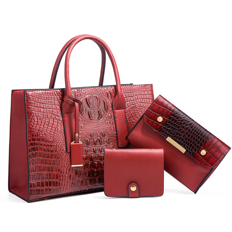 Women's Handbag Shoulder Bag Three-piece Set - Dana Fashion