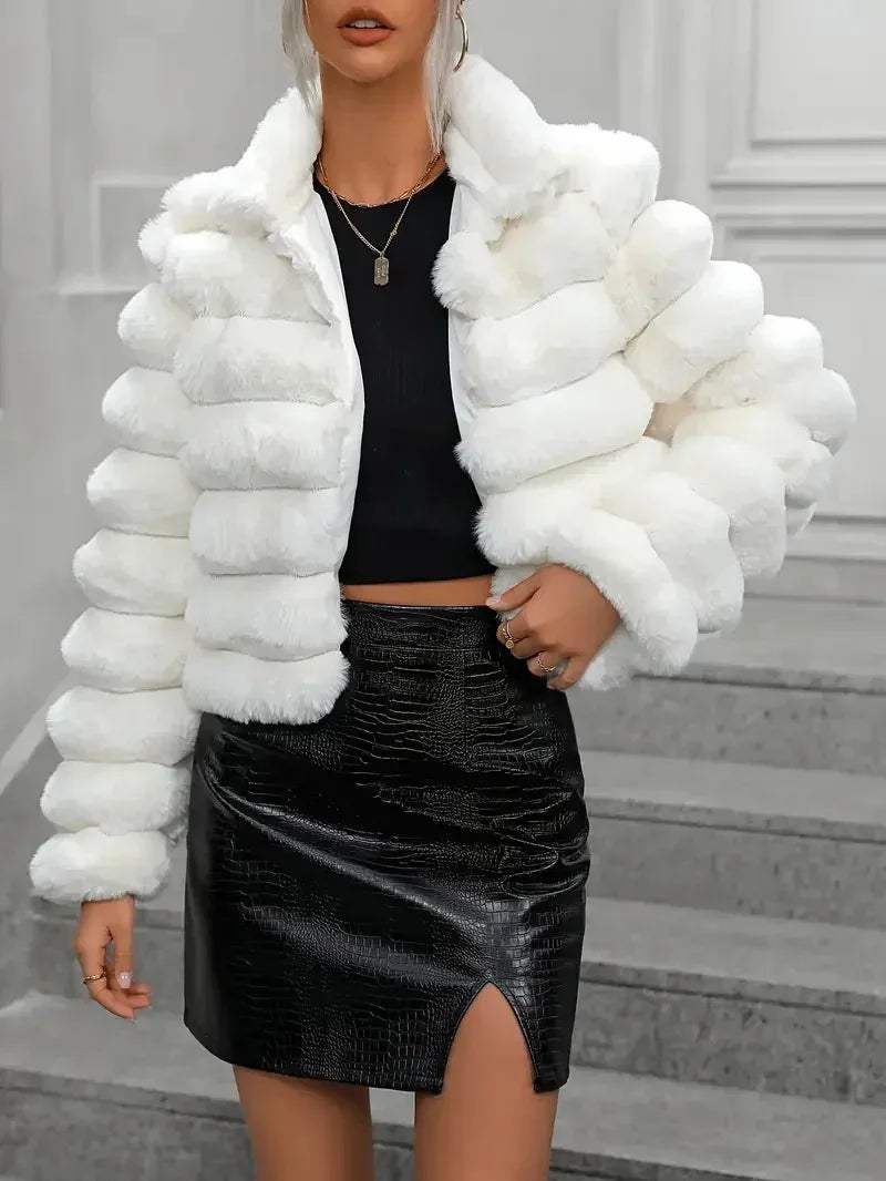 Autumn Winter Imitation Fur Coat 2026 - Short Women's Jacket - DanaFashionstore