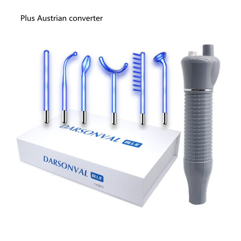 6 Piece High Frequency Electrotherapy Ozone Skin Care $145.00 Dana Fashion Color: Grey power: AU Beauty Tools Product information: Function: high frequency electrotherapy Is it portable: yes Certification type: CE Color: gray, white Specification: America
