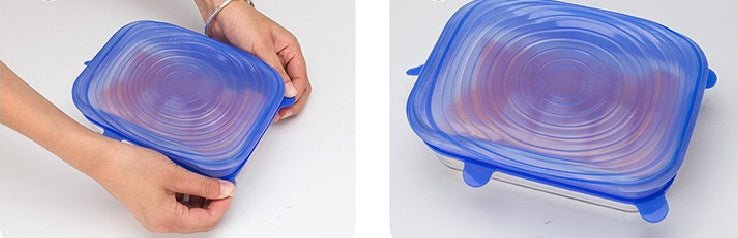 6-piece stretch siliconecover $18.89 Dana Fashion Color: 12PC Size: 1SET Dana's Kitchen Cookware Parts Type:Lids Material:food grade Silicone Temperature : -40F to +446F (-40c to +230c) Material :BPA free 100% Food Grade Silicone Advantage:Heat resistance