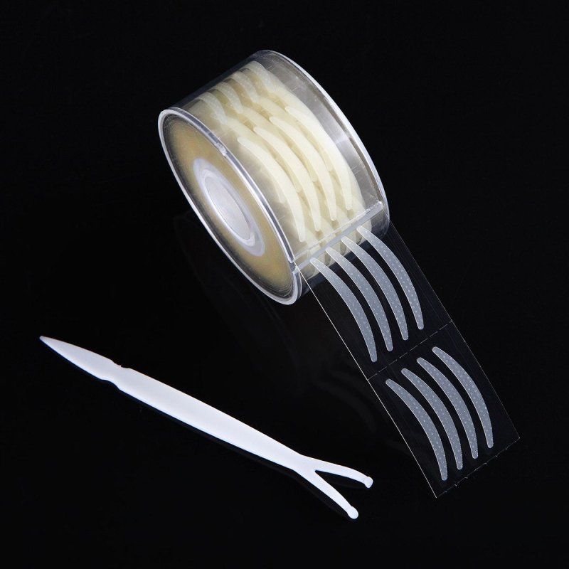 600pcs Makeup Clear Beige Stripe Big Eyes Decoration Invisible Strong Adhesive Double Fold Eyelid Sticker Eyes Cosmetic Tool $19.00 Dana Fashion Color: Skin style: Fine makeup Specification: Size: app 4.5cm for DIA, 2.5cm for the width of the package Quan