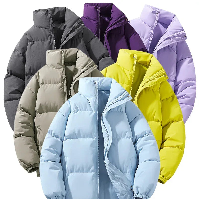 Cotton-Padded Stand Collar Jacket 2026 - Couple Wear Warm Coat - DanaFashionstore