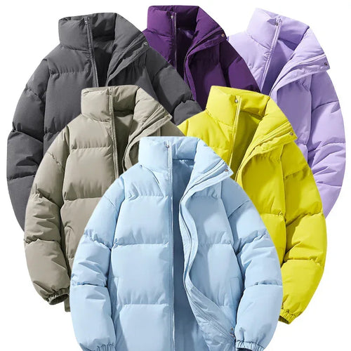 Cotton-Padded Stand Collar Jacket 2026 - Couple Wear Warm Coat - DanaFashionstore