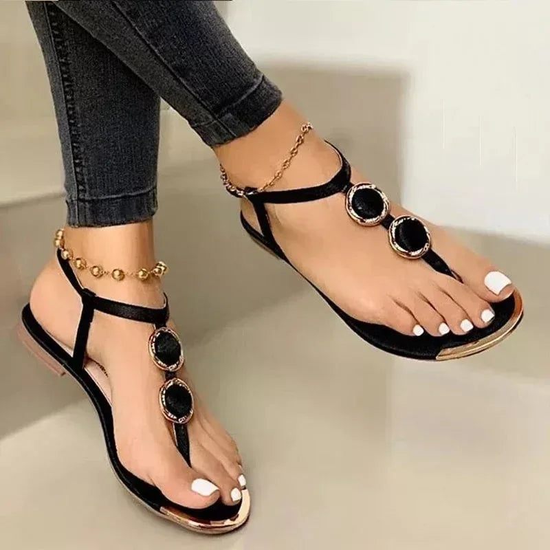 Women's Flat Sandals Summer Beach Shoes - DanaFashionstore